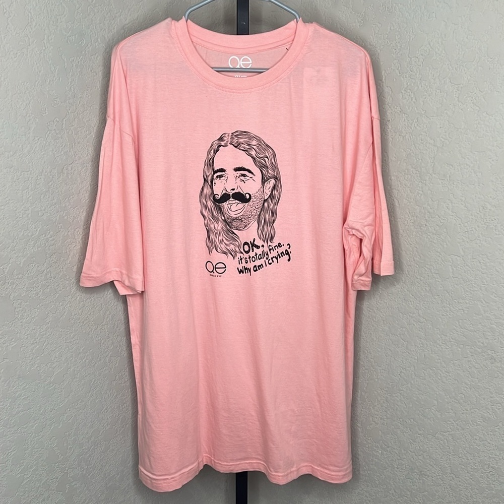 019 - Queer Eye NWT Pink Graphic T-Shirt, Size XXL